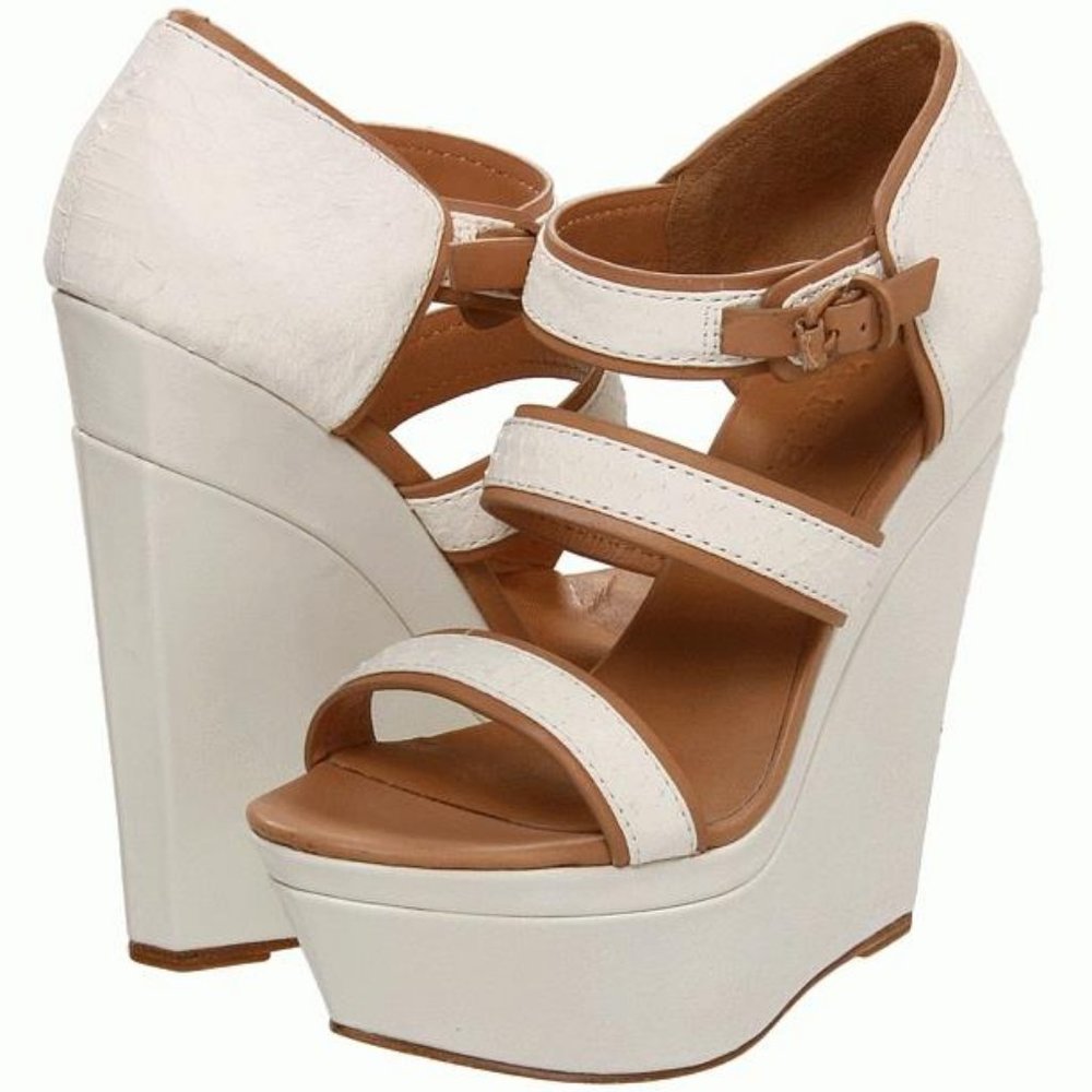 L.A.M.B. Inesa Wedge Sandals
